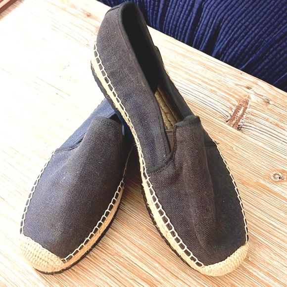 Michael Kors,Navy Blue Canvas Espadrilles,Slip-On,Logo YachtWear Design,Size 7 - Picture 8 of 8